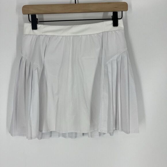 Spanx Skirt Size Medium White Get Moving Skort Tennis Pickleball Athletic Golf - Picture 1 of 9